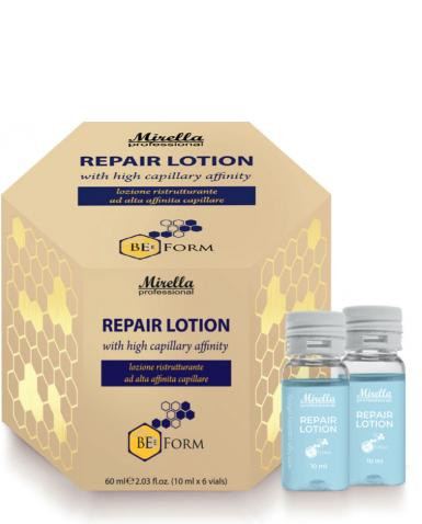 Mirella Profsesional BeeForm Інтенсивний відновлювальний лосьйон з маточним молочком і пшеничними протеїнами  6 x 10 мл