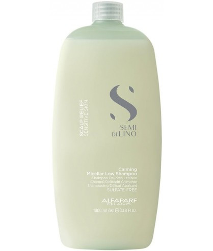 Alfaparf Semi Di Lino Scalp Relief Calming Micellar Low Shampoo Шампунь для волос Комфорт 1000 мл