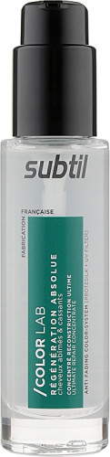 Subtil Color Lab Reconstruction Ultime - Концентрат реконструкція для пошкодженого волосся 50 мл