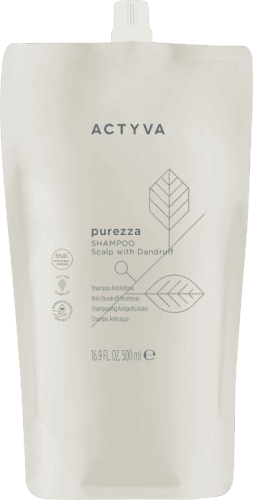 Kemon Purezza - Шампунь із концентрацією 84% натуральних інгредієнтів. 500 мл рефіл (м'яка упаковка)