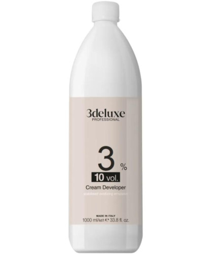 3Deluxe Professional Cream developer - Окислювач 3% 1000 мл