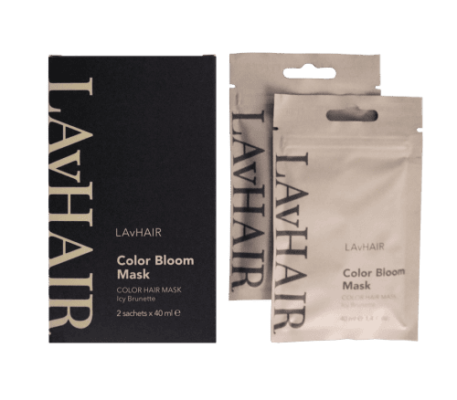 LAvHAIR Color Bloom Mask (Ice Brunette) - Тонуюча маска-догляд для волосся  2 х 40 мл
