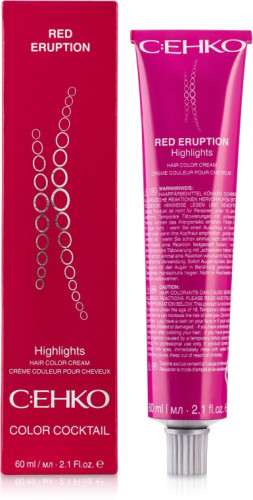 C:EHKO Red Eruption Highlights - Крем-фарба для волосся з мигдальним протеїном 60 мл R-V - Red-Violet
