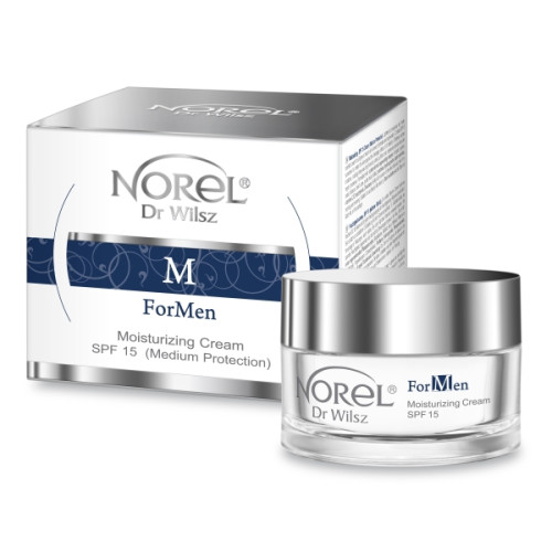 Norel For Men-Moisturizing Cream Anti-Age SPF15 - Увлажняющий крем с SPF 15 для ухода за мужской кожей 50 мл