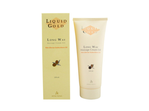 Anna Lotan Liquid Gold Long Way Massage Cream Oil - Золотое крем-масло для массажа лица и тела - Anna Lotan Liquid Gold Long Way Massage Cream Oil 200 мл 4154