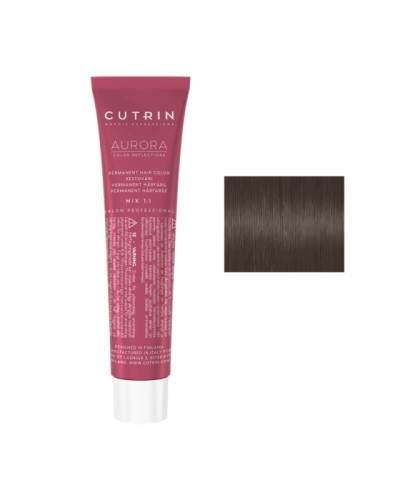 Cutrin Aurora Permanent Hair Color - Краска для волос 60 мл 7MS Металлический песок средний блонд