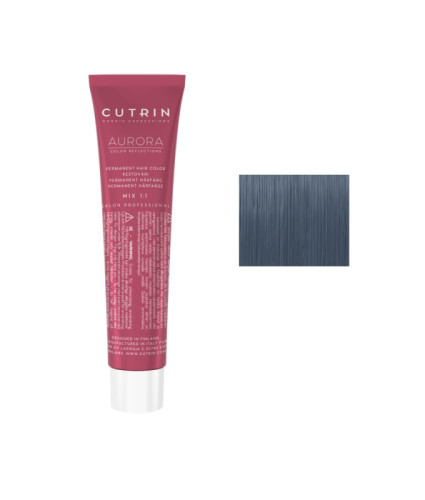 Cutrin Aurora Permanent Hair Color - Краска для волос 60 мл 7S Морозная сталь Средний блонд