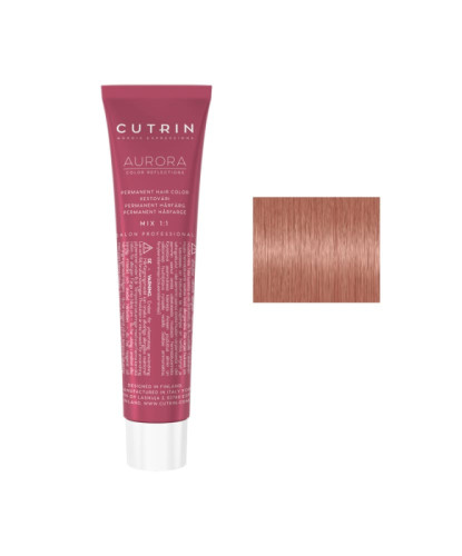 Cutrin Aurora Permanent Hair Color - Краска для волос 60 мл 9R Голая роза Очень светлый блонд