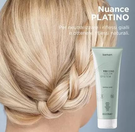  Kemon Yo Color System Yo Cond - Тонирующая маска для волос Platino- Платина