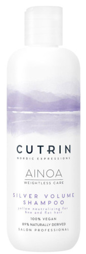 Cutrin Ainoa Silver Volume Shampoo - Серебряный шампунь для объема волос 300 мл