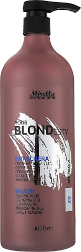 Mirella Professional Your Blondesty ICE - Маска для окрашенных волос 1000 мл