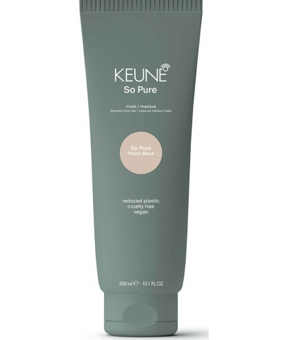 Keune So Pure Polish Mask - Разглаживающая маска для волос 300 мл