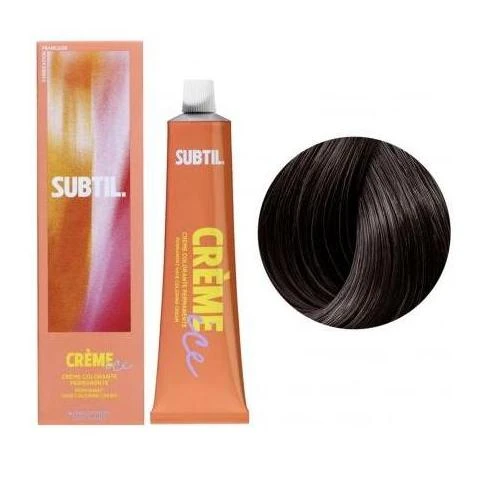 Ducastel Subtil ICE Colors - Стійка крем-фарба 60 мл 4IC - холодний шатен