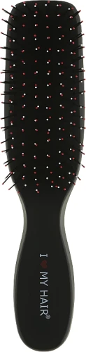 I Love My Hair "Spider"- Щітка для волосся глянцева Чорна S 1503