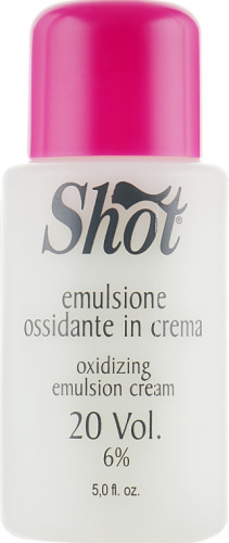 Shot Scented Oxidant Emulsion - Емульсія окислювальна кремова 20 vol 6 % 150 мл