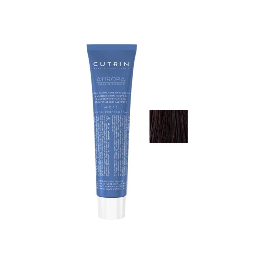 Cutrin Aurora Demi Color - Безаммиачная краска для волос 60 мл 3.56 Полярная ночь