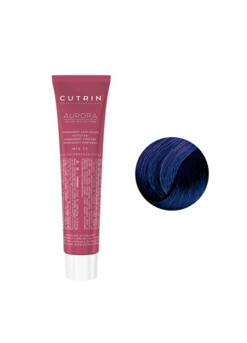 Cutrin Aurora Permanent Hair Color - Краска для волос 60 мл 0.1 Спокойный синий