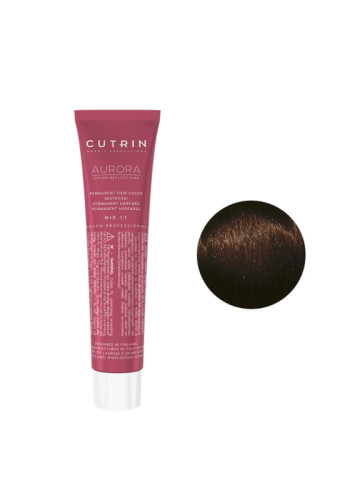 Cutrin Aurora Permanent Hair Color - Краска для волос 60 мл 3.3 Темный Золотой коричневый