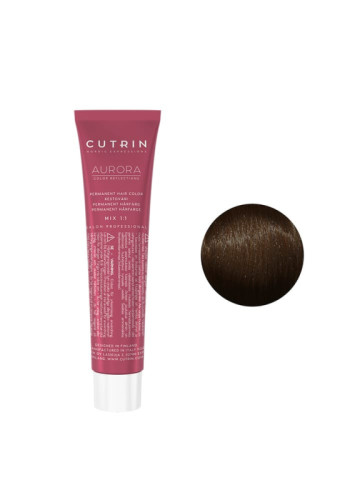 Cutrin Aurora Permanent Hair Color - Краска для волос 60 мл 4.00 Коричневый