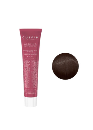 Cutrin Aurora Permanent Hair Color - Краска для волос 60 мл 4.37G Коричневое Золотое дерево