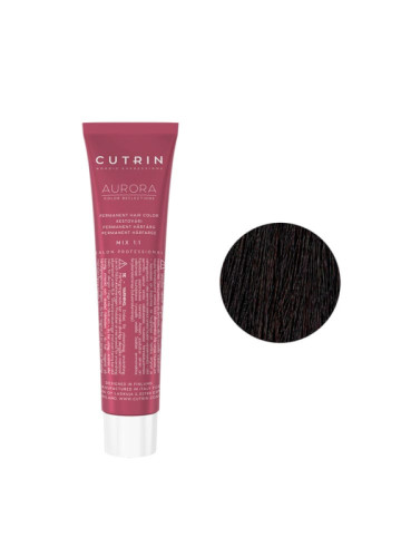 Cutrin Aurora Permanent Hair Color - Краска для волос 60 мл 4.75 Шоколадная конфетка
