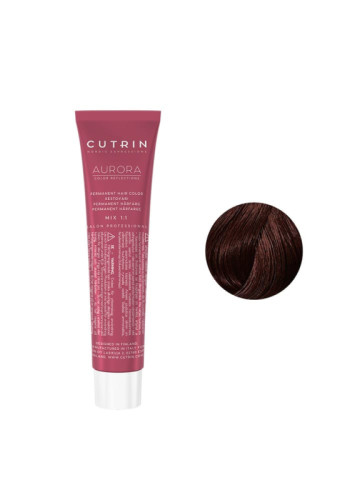 Cutrin Aurora Permanent Hair Color - Краска для волос 60 мл 5.75 Мятный шоколад
