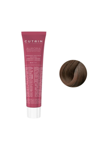 Cutrin Aurora Permanent Hair Color - Краска для волос 60 мл 7.7 Кофе