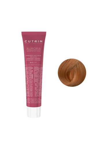 Cutrin Aurora Permanent Hair Color - Фарба для волосся 60 мл 8.74 Карамель