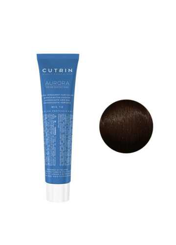 Cutrin Aurora Demi Color - Безаммиачная краска для волос 60 мл 3.0 Темно-коричневый
