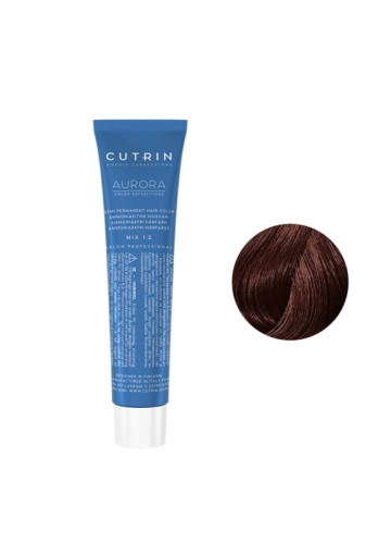 Cutrin Aurora Demi Color - Безаммиачная краска для волос 60 мл 5.75 Мятный шоколад