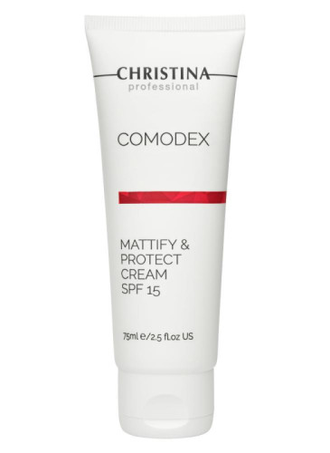 CHRISTINA Comodex Mattify Protect SPF15 - Сонцезахисний крем з матовим ефектом для проблемної шкіри 75 мл