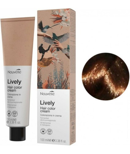 Nouvelle LIVELY Hair Color Крем-краска для волос без аммиака 100 мл 8.3 Светлый блондин золотистый