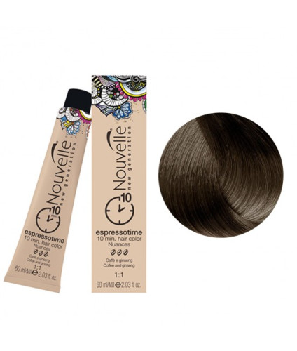 Nouvelle ESPRESSOTIME Фарба для швидкого фарбування 60 мл 4 Середньо-коричневий