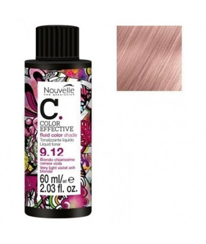 Nouvelle LIQUID TONER Деміперманентний барвник 60 мл 9-2 - Дуже світлий блондин фіолетовий