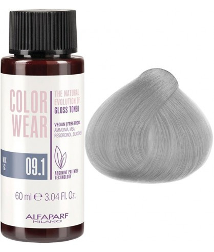 Alfaparf Color Wear Liquid - Тонирующая жидкая краска 60 мл 09.1 - Очень светлый пепельный блондин