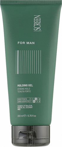 Screen For Man Molding Gel Гель сильної фіксації для чоловічого волосся 200 мл