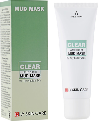 Anna Lotan Clear Astringent Mud Mask - Стягуюча маска для жирної шкіри 60 мл .092