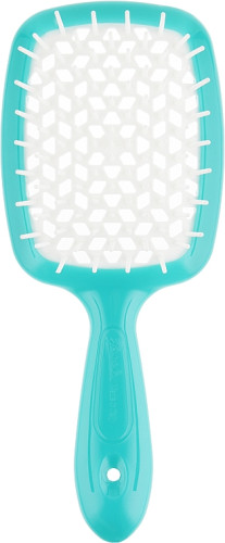 Janeke Superbrush - Расческа для волос Голубая с белым