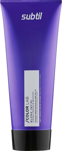Subtil Color Lab Blond Infini Anti-Yellow Mask - Маска для світлого волосся 200 мл