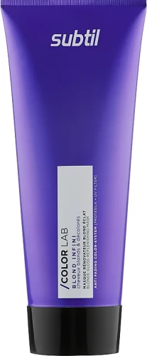 Subtil Color Lab Blond Infini Anti-Yellow Mask - Маска для світлого волосся 200 мл