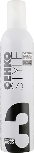 C:EHKO Style Styling Mousse Diamond (3) - Піна для укладання волосся Діамант з екстрактом лічі, сильна 400 мл
