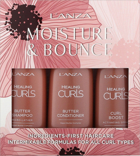 L'anza Healing Curls Moisture & Bounce Holiday Trio - Набор для вьющихся волос 91251A