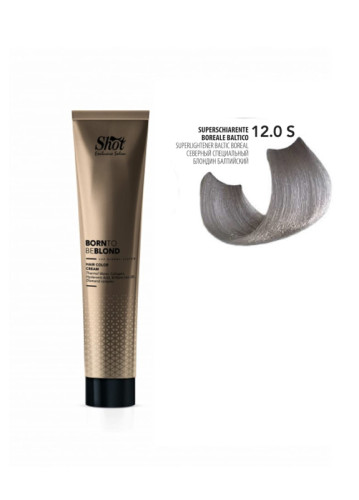 Shot Born To Be Blond Hair Color Cream - Крем-фарба для волосся 100 мл 12.0S Північний спеціальний блонд балтійський 