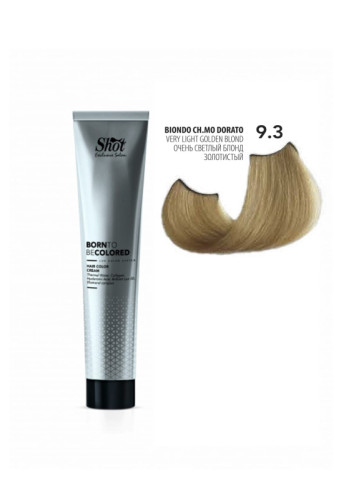 Shot Born To Be Colored Hair Color Cream - Крем-фарба для волосся 100 мл 9.3 Дуже світлий блонд золотистий