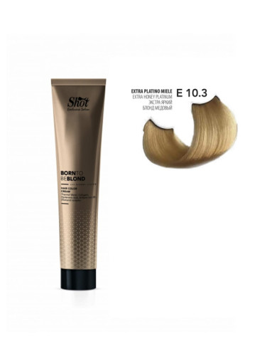 Shot Born To Be Blond Hair Color Cream - Крем-фарба для волосся 100 мл 10.3 Екстра яскравий блонд медовий