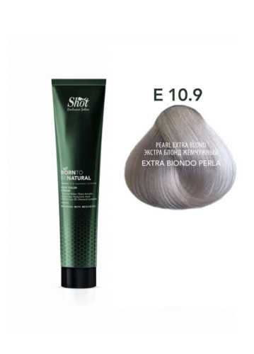 Shot Born To Be Natural - Крем-фарба без аміаку 100 мл 10.9EX - Екстра блонд перламутровий 