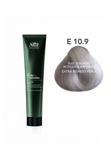 Shot Born To Be Natural - Крем-фарба без аміаку 100 мл 10.9EX - Екстра блонд перламутровий 