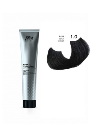 Shot Born To Be Colored Hair Color Cream - Крем-фарба для волосся 100 мл 1.0 Чорний