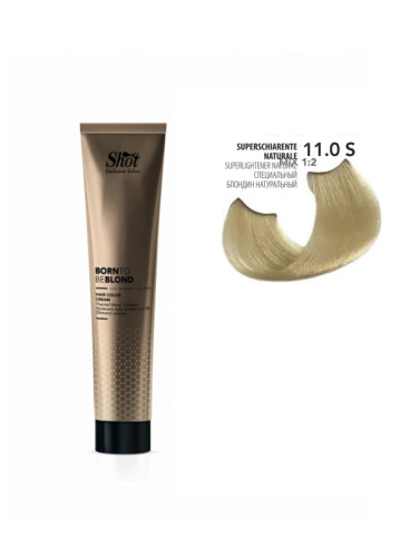 Shot Born To Be Blond Hair Color Cream - Крем-фарба для волосся 100 мл 11.0S Спеціальний блонд