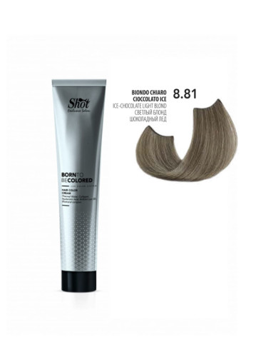 Shot Born To Be Colored Hair Color Cream - Крем-фарба для волосся 100 мл 8.81 Світлий блонд шоколадний лід